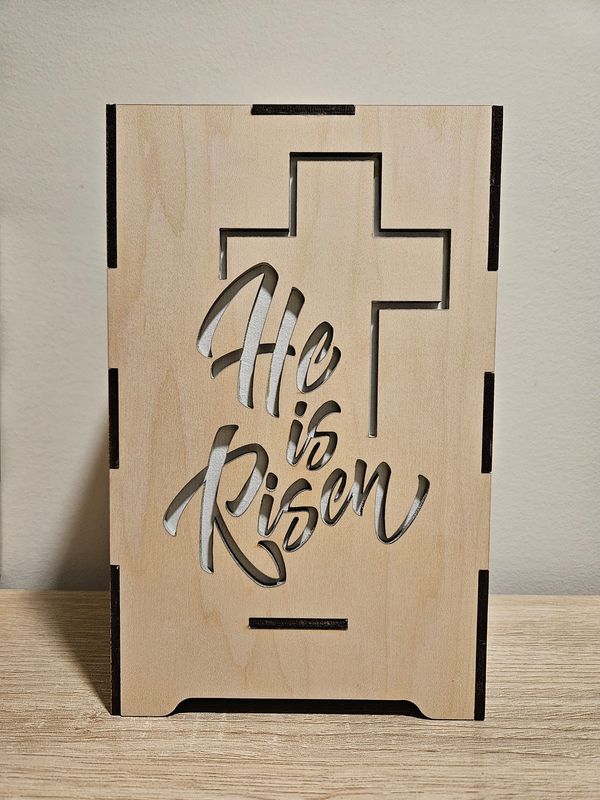 &quot;He Is Risen&quot; Lantern