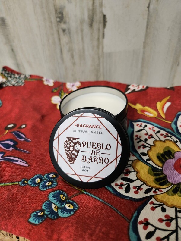 Scented Candle - Sensual Amber 8oz