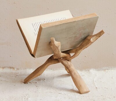 Reclaimed Wood Vintage Reproduction Folding Pot Stand