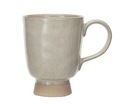 Stoneware Footed Mug