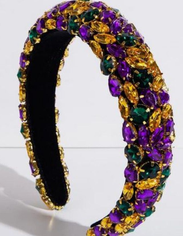 Mardi Gras Baroque Style Headband