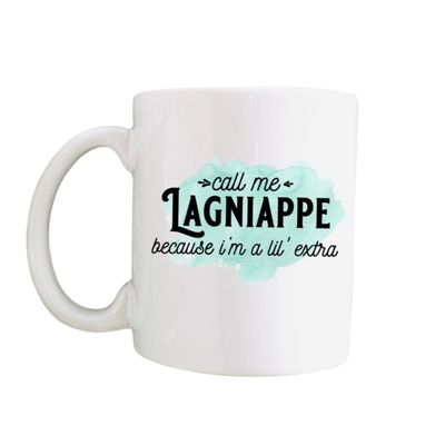 Louisiana Themed Coffee Mug, Style: Call Me Lagniappe