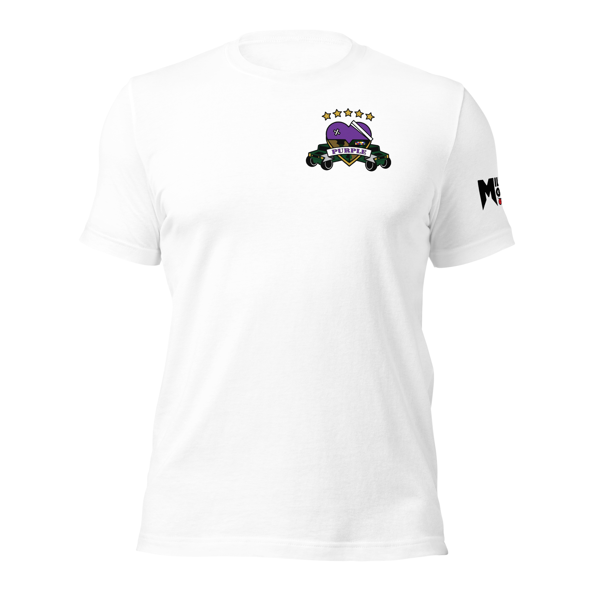 Purple Hearted - Standard T-Shirt