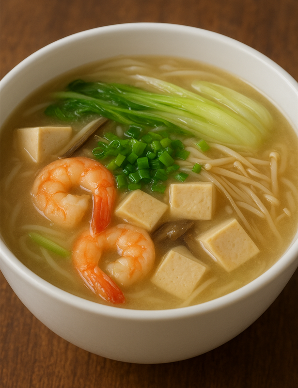 9   Soupe gourmande aux crevettes