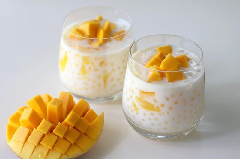 408T Perles de tapioca au lait de coco et mangue