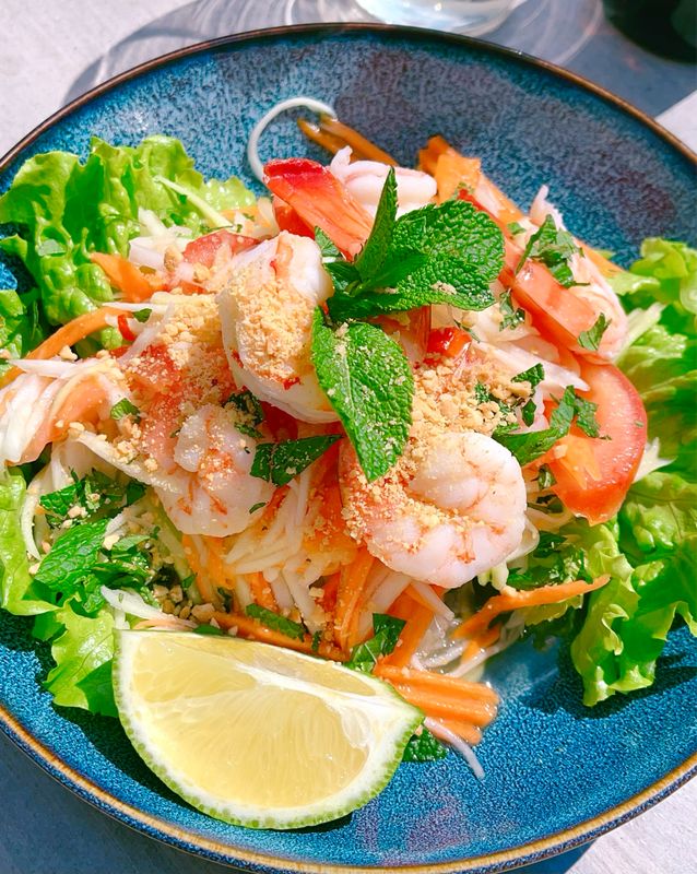 S12 Salade de papaye verte aux crevettes