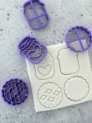 Jam &amp; Pie - Linzer cookie cutter set