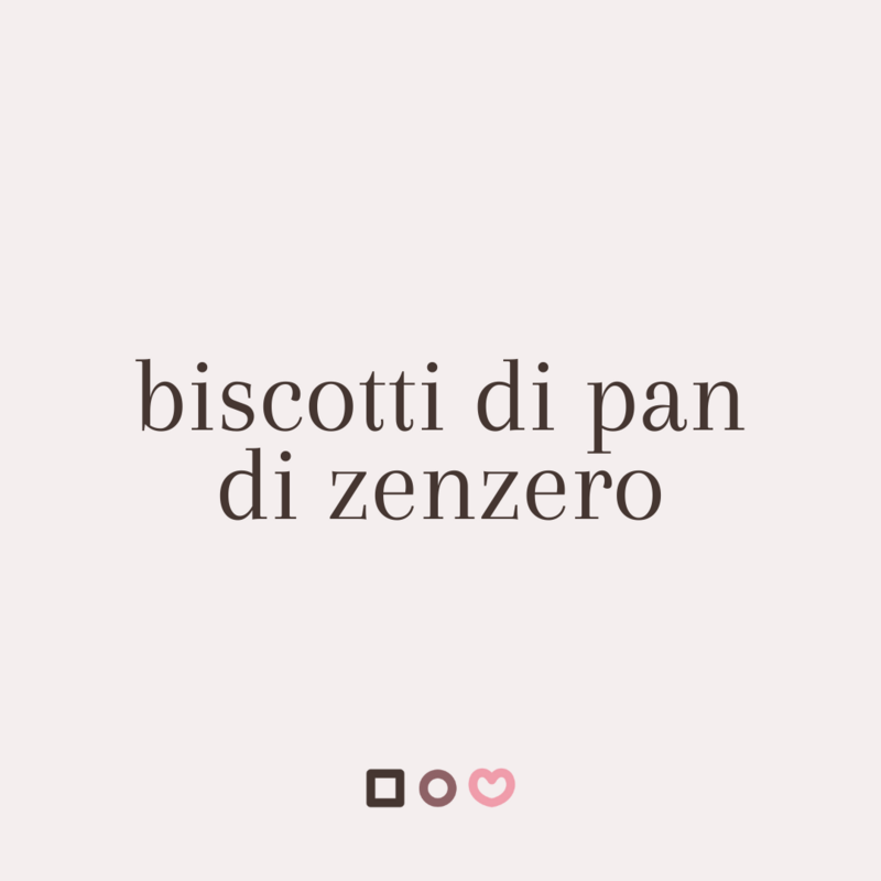 Ricetta biscotti pan di zenzero (ITALIANO)