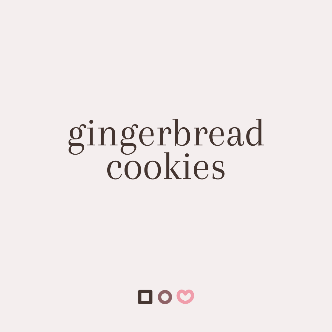 Gingerbread cookie recipe (ENGLISH)