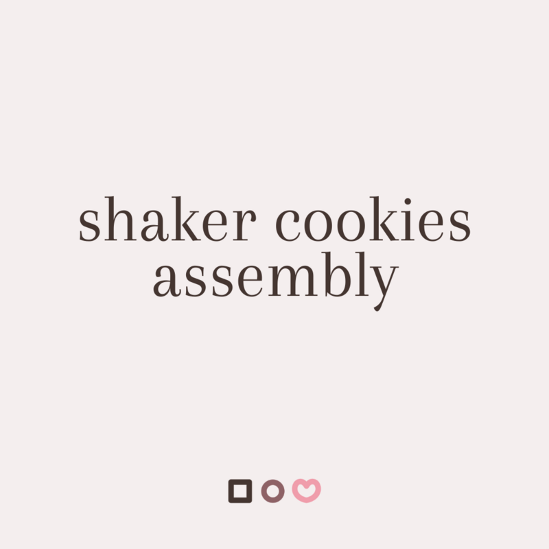 Shaker cookies assembly (ENGLISH)