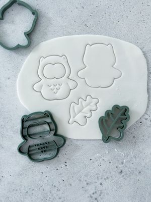 Linzer Owl and Leaf