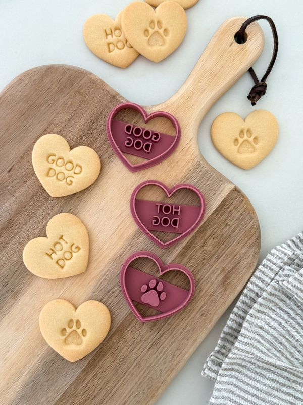 Doggie conversation cookie cutter set - style 2