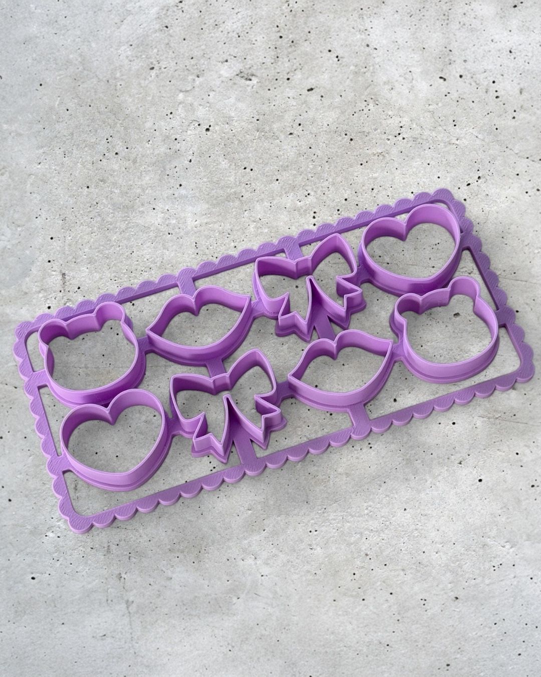 Valentine multi-shape cookie cutter