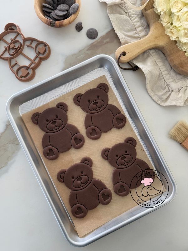 Valentine Teddy Bear cookie cutter