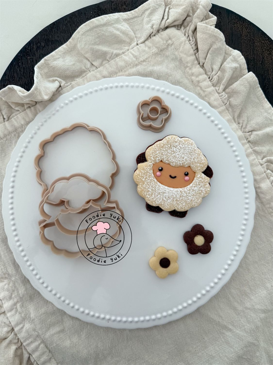 Sheep cookie cutter set