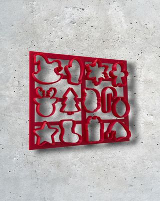 Christmas multi-shape cookie cutter