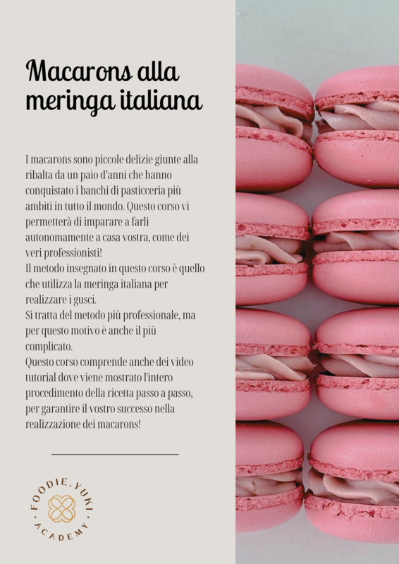 Corso completo Macarons alla meringa italiana (con video) ITALIANO