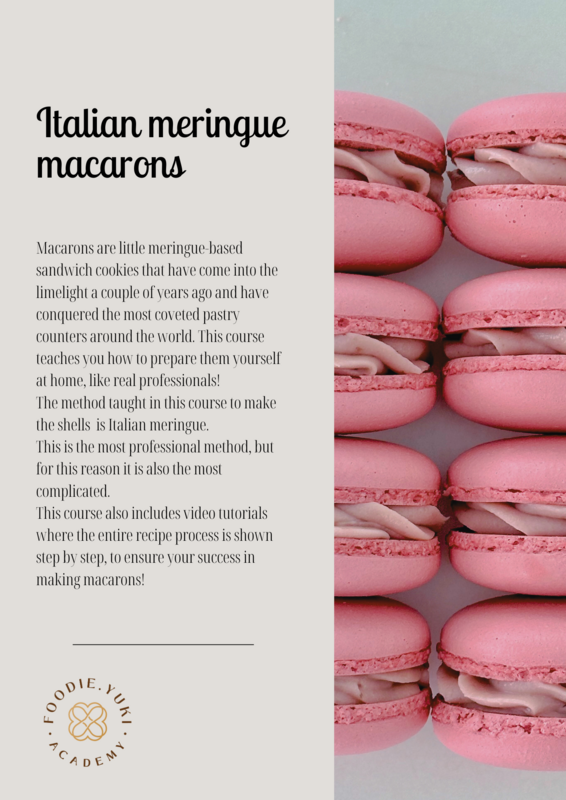 Italian meringue macarons full course (w/video) ENGLISH