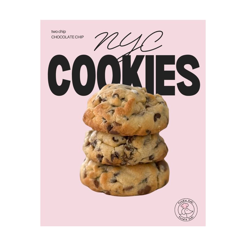 NYC COOKIES (two chip chocolate chip) PDF Recipe