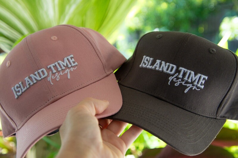 EMBROIDERED PEAK CAP (Charcoal)