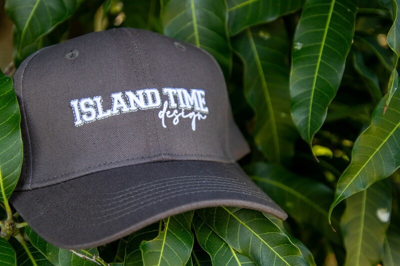 EMBROIDERED PEAK CAP (Charcoal)