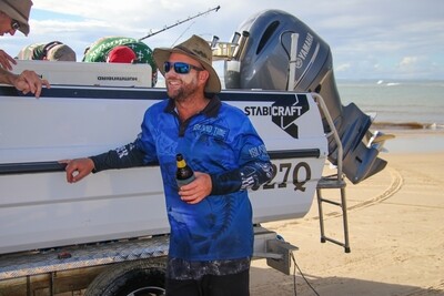 ADULTS LONG-SLEEVED, BUTTON-UP FISHING SHIRT (Team Hard Yakka)