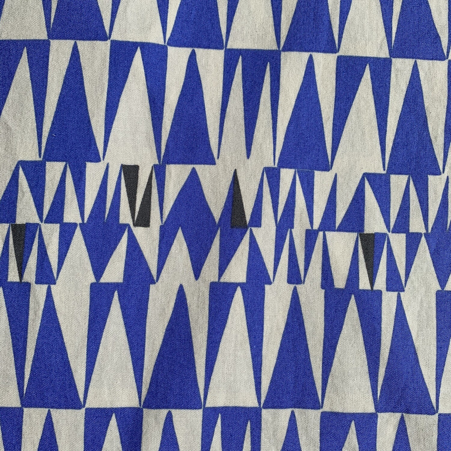 &quot;Blue Geometric&quot; Face Mask