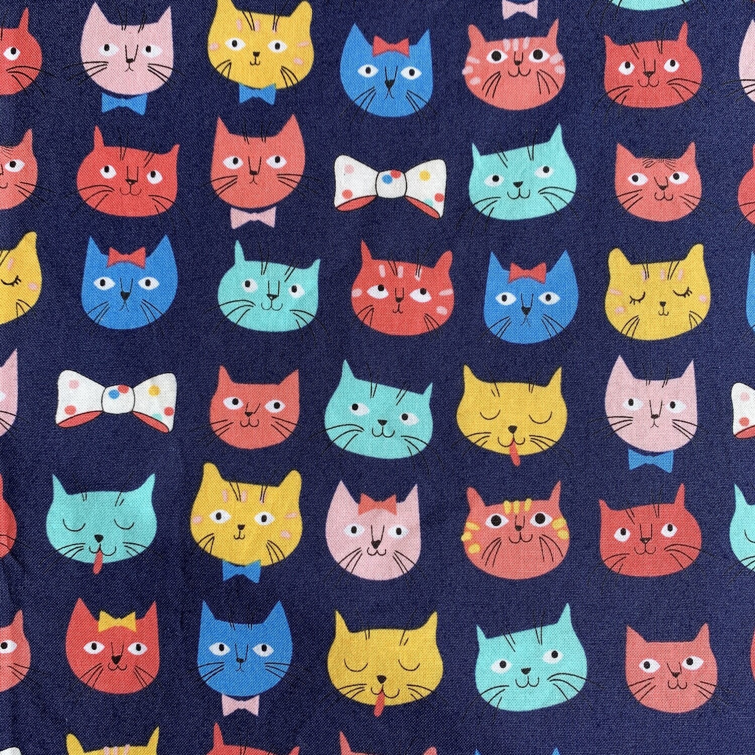 &quot;Multi-Colored Kitties&quot; Face Mask