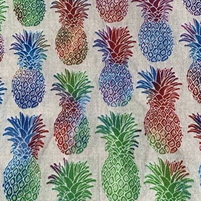 &quot;Multi-Colored Pineapples&quot; Face Mask