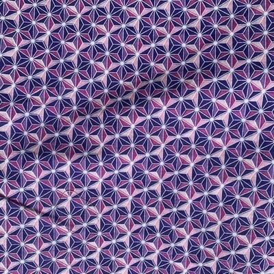 &quot;Purple Geometric&quot; Face Mask