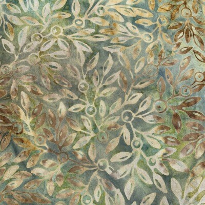 &quot;Olive Garden Batik&quot; Face Mask