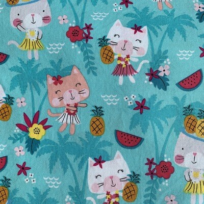 &quot;Hula Kitties&quot; Face Mask