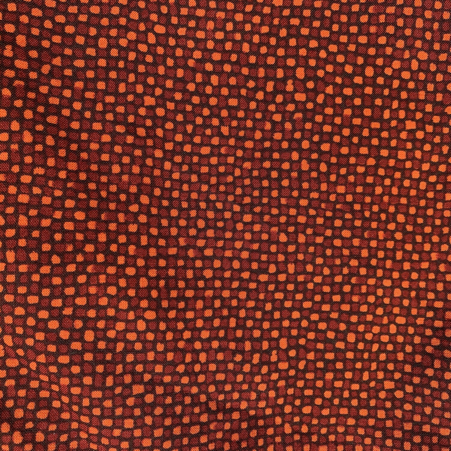 &quot;Orangey Dots&quot; Face Mask