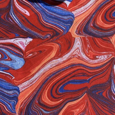 &quot;Red, White &amp; Blue Swirl&quot; Face Mask