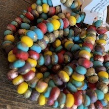 Czech &quot;Multi-Color&quot; Etched Matte Seed Beads Size 4/0