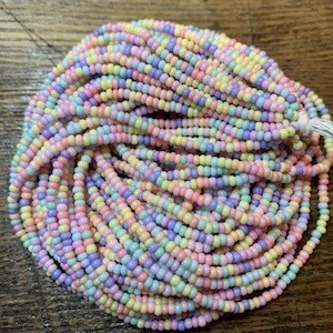 Czech &quot;Taffylicious&quot; Mix Size 11/0 Seed Bead Hank