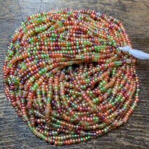 Czech &quot;Fall Harvest&quot; Mix Size 11/0 Seed Bead Hank