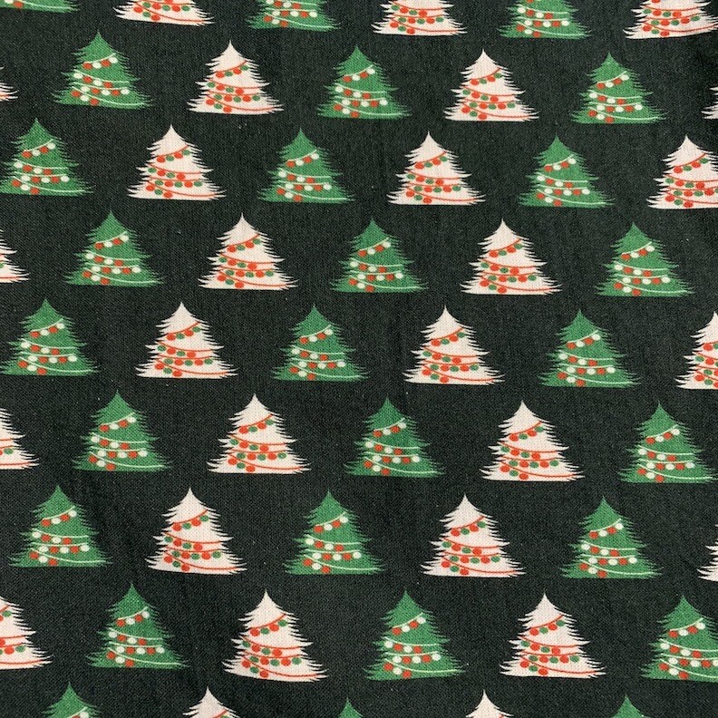 &quot;Christmas! Festive Trees&quot; Face Mask