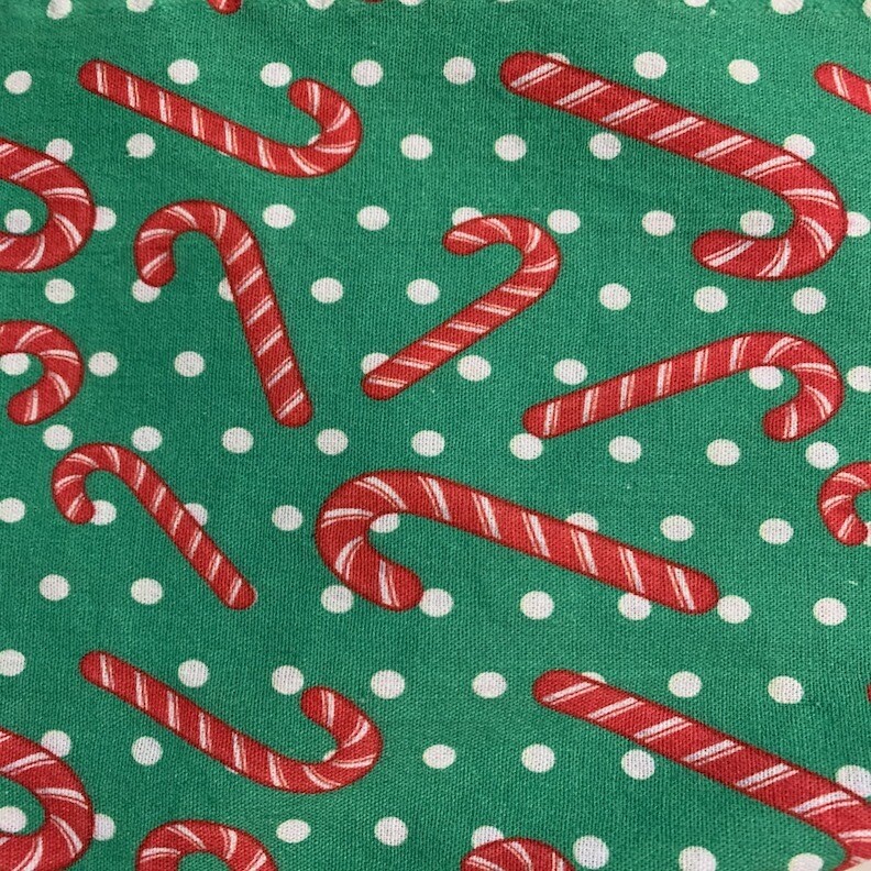 &quot;Christmas Candy Canes!&quot; Face Mask