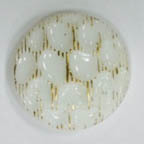 White &amp; Gold Metallic Ripple