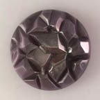 Purple &amp; Antique Silver Deep Facet Cut