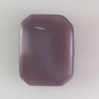 Milky Amethyst Faceted Rectangle