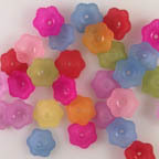 Small Lucite Flowers, Tropics Mix