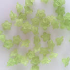 Lucite Flowers, Matte Green Apple
