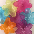 Acrylic Lucite XL Star Flower Assorted Mix