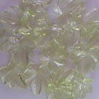 Acrylic Lucite Transparent Light Green Maple Leaves
