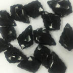 Acrylic Lucite Shiny &quot;Jet Black&quot; Chandelier Pendants