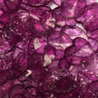 Acrylic Lucite Transparent Merlot Purple Heart Shaped Leaves