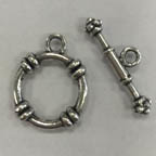 Nickel Free Silver Pewter Toggle Clasp