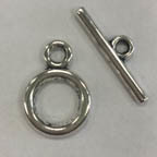 Nickel Free Silver Pewter Toggle Clasp
